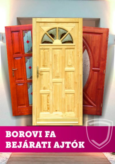 Borovi fenyő bejárati ajtó⠀⠀⠀⠀⠀⠀