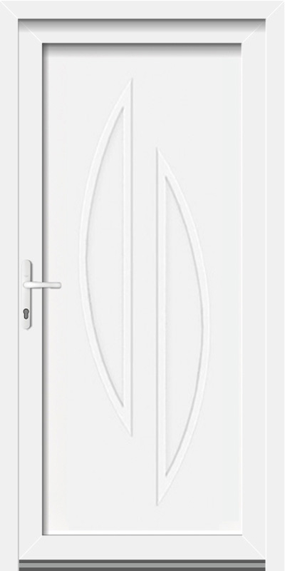 King - Veka műanyag bejárati ajtó