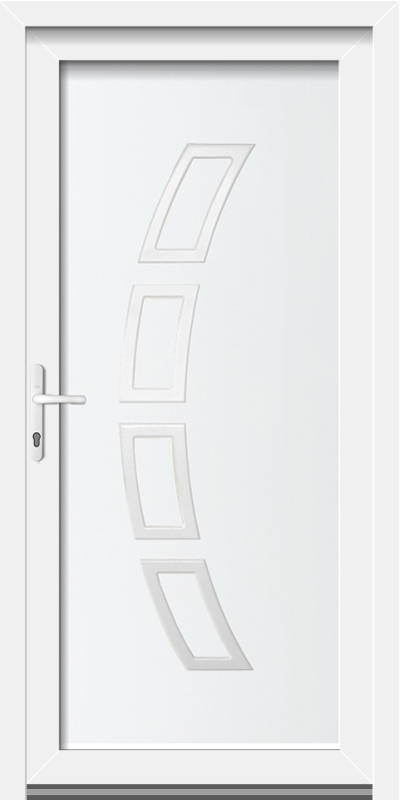 Lily - Veka műanyag bejárati ajtó