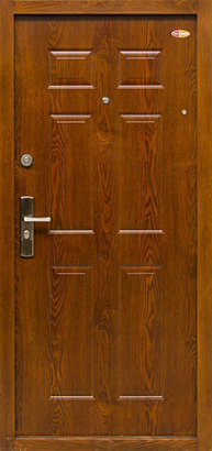 Hi-Sec Classic biztonsági bejárati ajtó Aranytölgy